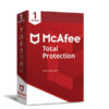 אנטי וירוס McAfee Total Protection 2020 כולל מנוי ל- 5 שנים עבור מחשב אחד