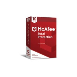 אנטי וירוס McAfee Total Protection 2020 כולל מנוי ל-10 מחשבים למשך 3 שנים