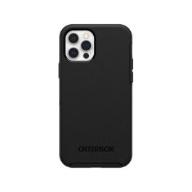 כיסוי שחור OtterBox Symmetry לאייפון 12 פרו מקס - הגנה קשיחה ודקה