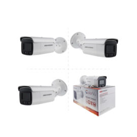 מצלמת אבטחה IP של HIKVISION כוללת 4 מגה פקסל וראיית לילה צבעונית בחושך