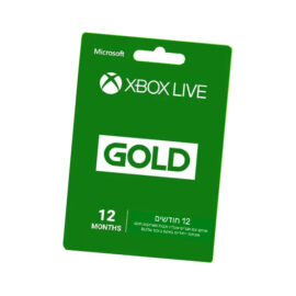 מנוי 12 חודשים Xbox Live Gold - קוד דיגיטלי