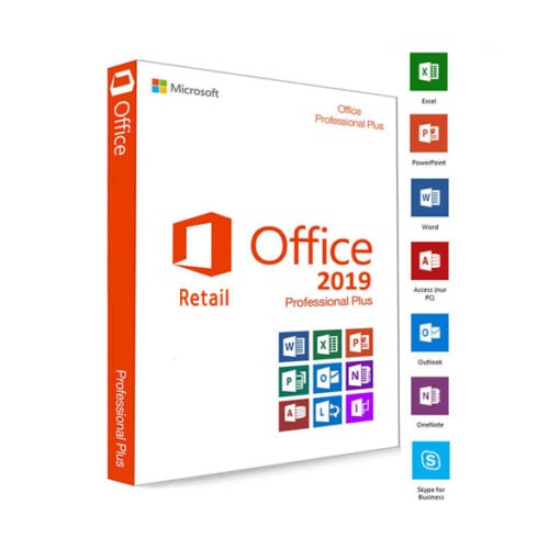משלוח דיגיטלי חבילת תוכנות אופיס Microsoft Office 2019 Pro Plus Retail ניתן להעברה