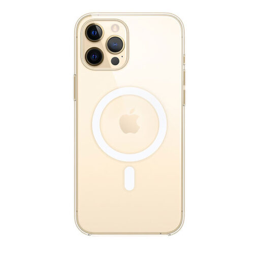 כיסוי לאייפון 12 פרו מקס MagSafe בצבע שקוף - מקורי אפל ואחריות יבואן רשמי סי דאטה