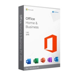 משלוח דיגיטלי מהיר ומאובטח Microsoft Office Home & Business 2016 לבית ולעסק תומך עברית