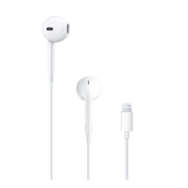 אוזניות חוטיות מקוריות Apple חיבור Lightning יבואן רשמי