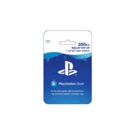 כרטיס כסף ארנק דיגיטלי PlayStation Store בשווי 200 ש