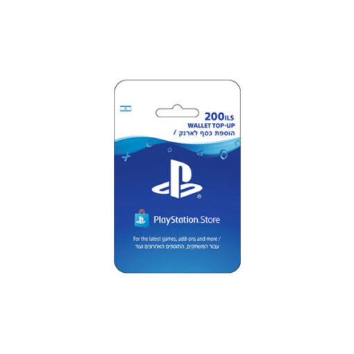 כרטיס כסף ארנק דיגיטלי PlayStation Store בשווי 200 ש"ח