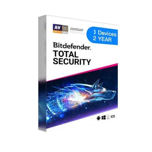 תוכנת אבטחה Bitdefender Total Security עבור 3 מכשירים למשך שנתיים