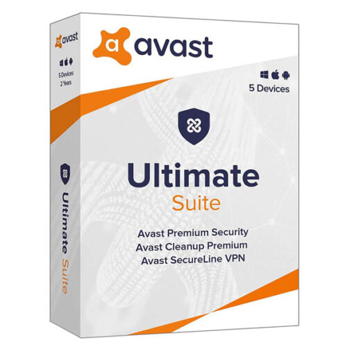 רישיון דיגיטלי Avast Ultimate Security עבור 5 מחשבים למשך שנה
