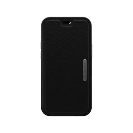 כיסוי ספר otterbox ל- iPhone 12 Mini דגם Strada צבע שחור