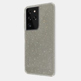 כיסוי SKECH Sparkle ל-Galaxy S21 Ultra, שקוף מנצנץ, תמונה 2