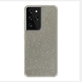 כיסוי SKECH Sparkle ל-Galaxy S21 Ultra, שקוף מנצנץ, תמונה 1