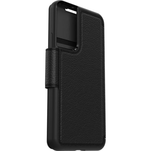 כיסוי ספר Otterbox ל-סמסונג S22 דגם Strada צבע שחור