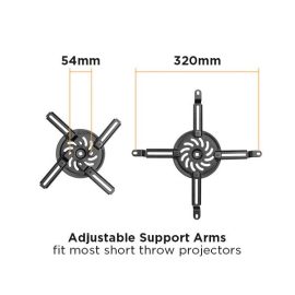 זרוע מיוחד למקרן דגם Prb-21 מבית LUMI למשקל עד 15 ק