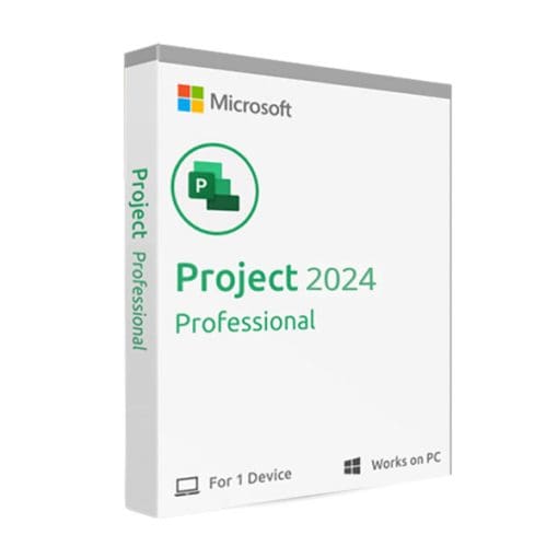 עותק דיגיטלי Microsoft Project Pro Retail 2024 משלוח מהיר ומאובטח