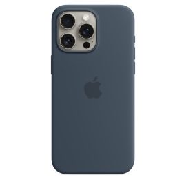 כיסוי סיליקון מקורי Apple ל־iPhone 15 Pro Max עם MagSafe בכחול כהה – תמונת קטלוג 1
