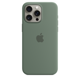 כיסוי סיליקון מקורי Apple ל־iPhone 15 Pro Max עם MagSafe בירוק – תמונת קטלוג 1