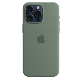 כיסוי סיליקון מקורי Apple ל־iPhone 15 Pro Max עם MagSafe בירוק – תמונת קטלוג 2