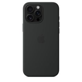 כיסוי סיליקון מקורי Apple ל־iPhone 16 Pro Max עם MagSafe בשחור – תמונת קטלוג 1