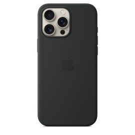 כיסוי סיליקון מקורי Apple ל־iPhone 16 Pro Max עם MagSafe בשחור – תמונת קטלוג 3