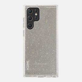 כיסוי SKECH Sparkle ל-Galaxy S22 Ultra, שקוף מנצנץ, תמונה 1