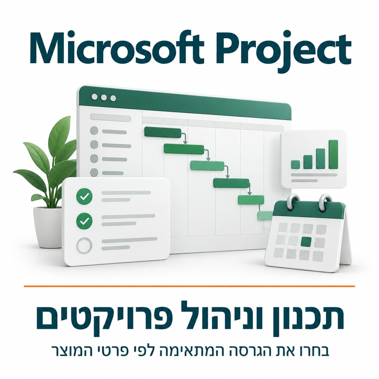 Microsoft Project – תכנון וניהול פרויקטים
