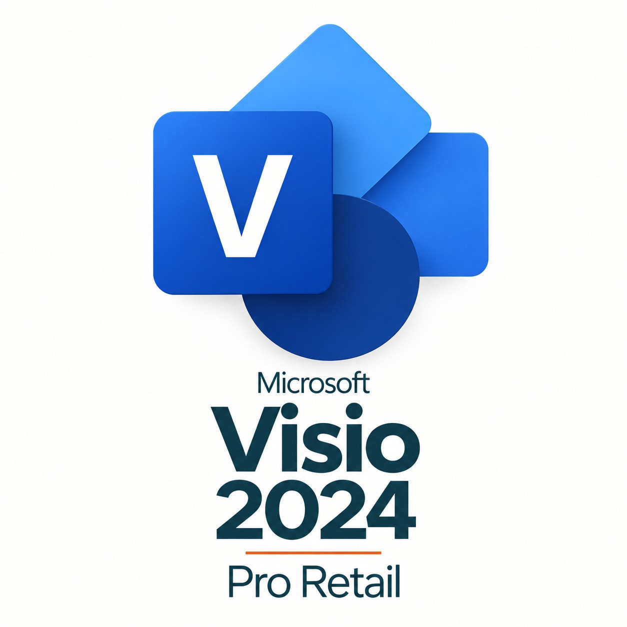 עותק דיגיטלי Microsoft Visio Pro Retail 2024